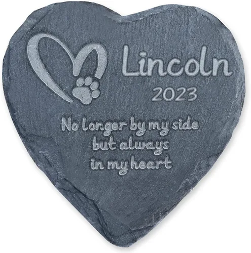 Miniatura 12 de Regalo conmemorativo de la pérdida de perro, piedra conmemorativa personalizada para mascotas, lápida de condolencias para perros por pérdida