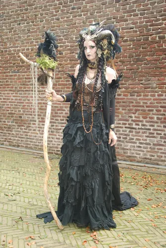 Miniatura 4 de Guantes de plumas de encaje negro para mujer, accesorios de disfraz de cosplay con muñequeras de cisne