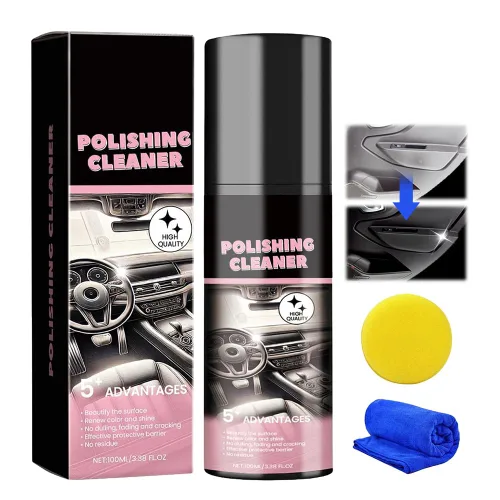 Limpiador de interiores de automóvil, limpiador de pulido para detalles de interiores, aerosol para detallado interior del automóvil, limpiadores de