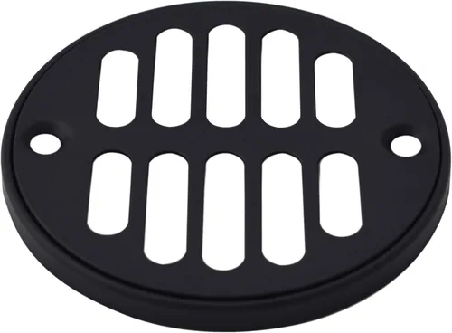 Miniatura 3 de Westbrass Juego de colador de ducha con tornillos, parrilla y corona, negro mate, D312-62