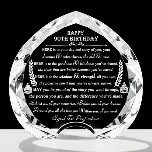 Miniatura 16 de Movdyka Regalos de 30 cumpleaños para mujeres y hombres - Regalos de corazón de cristal personalizados 1994 regalo de cumpleaños de 30 años