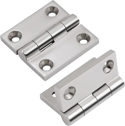 Miniatura 2 de Bisagras de acero inoxidable 316 de grado marino de 1.5" x 1.5" (40 mm x 40 mm) Bisagra pesada para escotilla de barco de 2 piezas con bisagra