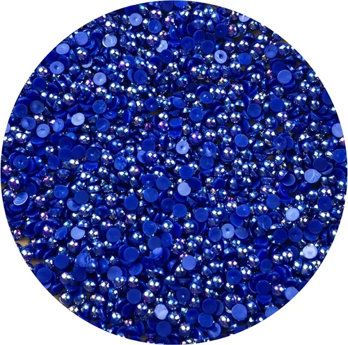 Miniatura 29 de 1000 piezas de cuentas de perla media de 5 mm cuentas de perla plana cuentas de perla redondas planas de plástico para manualidades, embellecimiento
