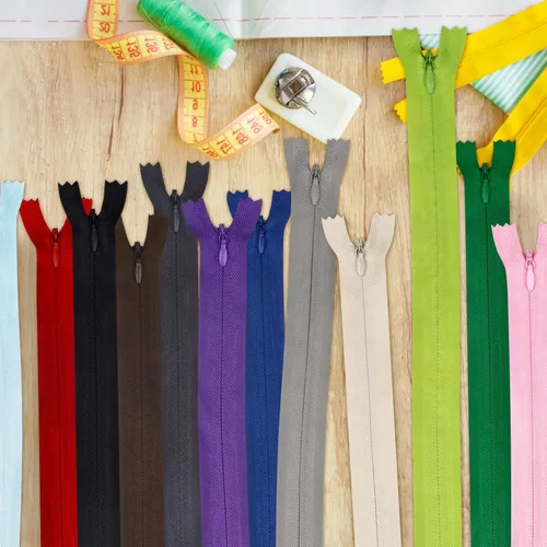 Miniatura 7 de DOITEM - Cremalleras invisibles para costura, 45 unidades de 10 pulgadas, cremalleras invisibles de nailon multicolor para coser y manualidades, 15