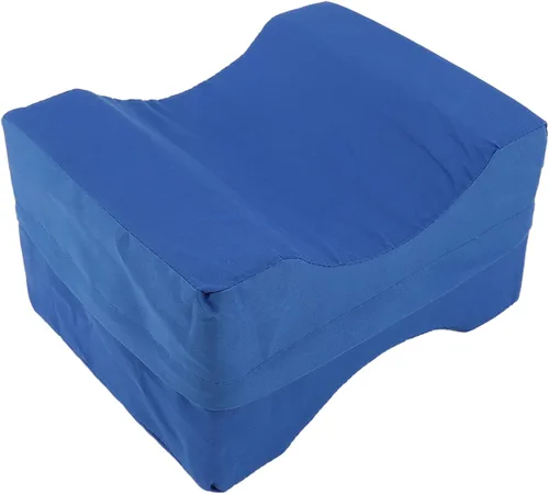Miniatura 4 de Almohada de rodilla para personas que duermen de lado, esponja posicionador de piernas, almohada de rodilla W con funda desmontable