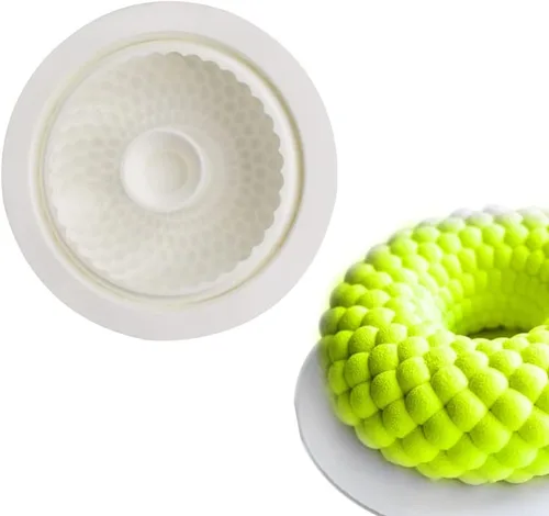 Miniatura 12 de Molde de silicona para hornear, antiadherente, pastelería, chocolate, pastel, postre, herramientas de decoración (limón V_11.8x6.8x0.11 pulgadas)