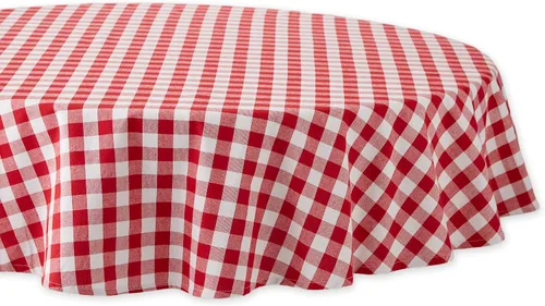 Miniatura 20 de Mantel DII 100 % algodón, lavable a máquina, para cena o picnic Verificación de verano