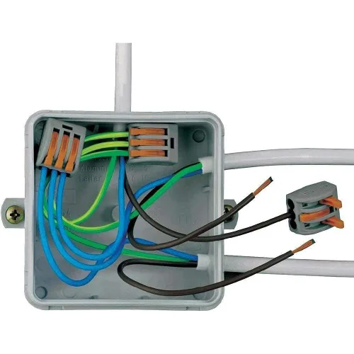 Miniatura 7 de Kit surtido de 50 conectores eléctricos de palanca con 28-12 AWG, combinación de múltiples conductores Stud2/3/5 compactos, terminales aislados