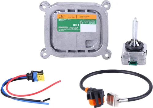 Miniatura 2 de Unidad de control de balasto de faros delanteros HID de xenón con cable de conexión de encendido y bombilla D3S para Ford Mustang 2010-2019