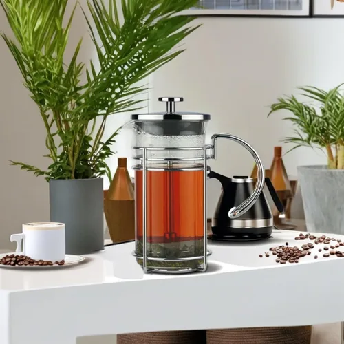 Miniatura 5 de GROSCHE Cafetera eléctrica con prensado francés, Vidrio transparente