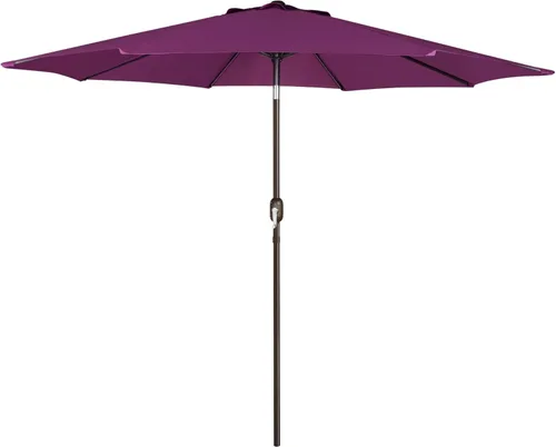 Miniatura 27 de Blissun - Sombrilla de aluminio para patio al aire libre de 9 pies, sombrilla de mesa para exteriores, sombrilla de jardín, sombrilla de mercado