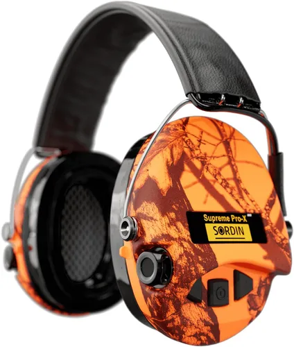 Miniatura 7 de Sordin Pro-X LED Ear Muffs - Active and Electronic Ear Defenders - Gel Pads - Earmuffs for Hunting & Shooting Oliva