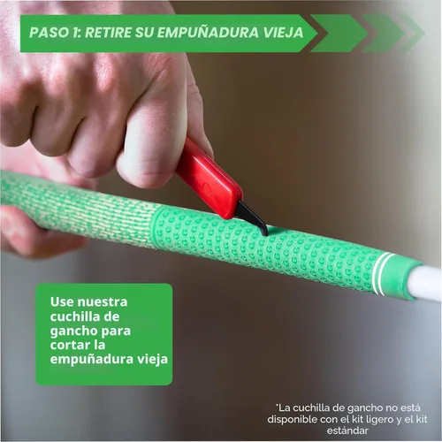 Miniatura 2 de Wedge Guys Golf Grip Kits for Regripping Golf Clubs - Professional Quality - Options Include Hook Blade, 15 or 30 Tape Strips, 5 or 8 oz Solvent