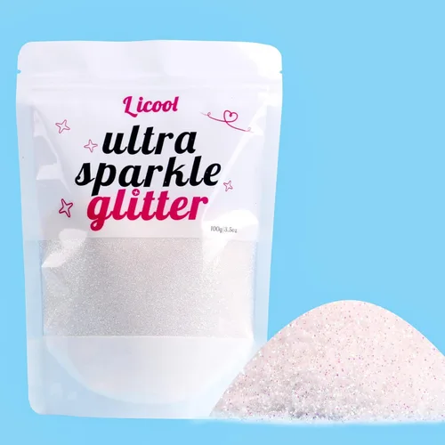 Miniatura 13 de Purpurina fina holográfica, 3.5 onzas / 3.5 onzas, paquetes de polvo de purpurina extrafina para resina, purpurina artesanal para vasos, fabricación