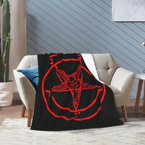 Miniatura 7 de Baphomet Satan Symbol - Manta térmica, ligera, súper suave y cálida para todas las estaciones, para sofás