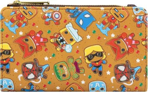 Miniatura 2 de Loungefly Mini mochila Varios colores Cartera de pan de jengibre Marvel
