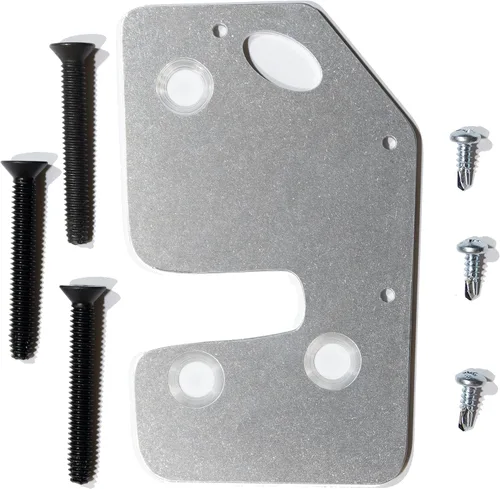 Miniatura 9 de CS Works - Placa de reparación y refuerzo de pestillo de puerta con pernos de repuesto para Jeep Cherokee (XJ) 97-01 LEFT/DRIVER