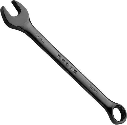 Miniatura 15 de Auniwaig Cr-V - Llave combinada de 0.394 in, 5.315 in de longitud, diseño de 12 puntos, revestimiento de electroforesis negro