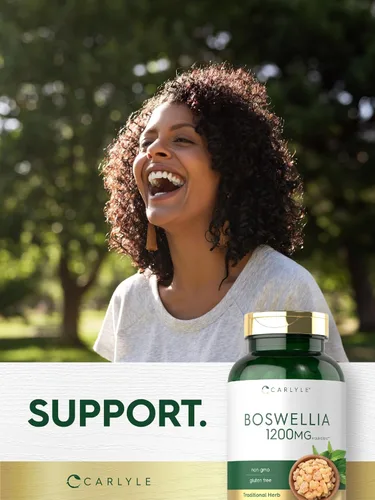 Miniatura 7 de Carlyle Boswellia Cápsulas de extracto 250 unidades Complejo Boswellia Serrata con extracto de pimienta negra Suplemento sin OMG, sin gluten