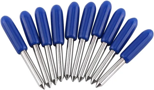 Miniatura 2 de Cuchillo de corte de acero de tungsteno con cuchillas de corte para cortar con base de soporte (60 °)