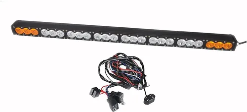 Miniatura 11 de Barra de luz LED de una sola fila de 22 pulgadas, 120W, de doble color, luz todoterreno, luz de trabajo, luz de conducción todoterreno, luz
