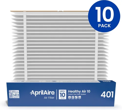 Miniatura 2 de AprilAire 401 Filtro de repuesto para horno para AprilAire 2400, purificadores de aire para toda la casa Space-Gard 2400 - MERV 10, Filtro de aire
