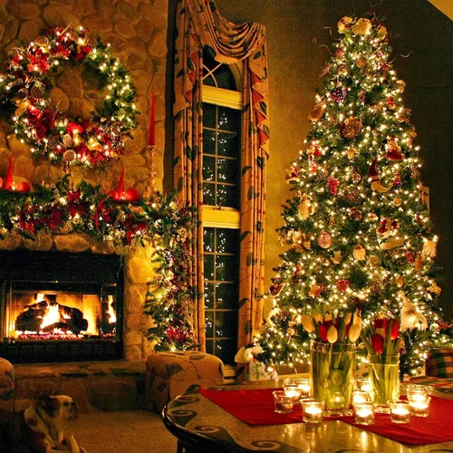 Miniatura 2 de 800 luces LED decorativas de Navidad para interiores y exteriores, 8 modos, impermeable, enchufable, alambre transparente, cadena de luces