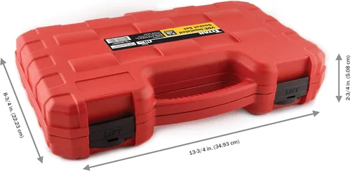 Miniatura 9 de Titan 66100 Juego de llaves de vaso aisladas VDE de 18 piezas de 1/4 pulgadas