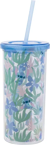 Miniatura 34 de Silver Buffalo Care Bears - Vaso alto de plástico iridiscente con diseño de estrellas arcoíris con tapa y pajilla, 20 onzas Care Bears iridiscentes