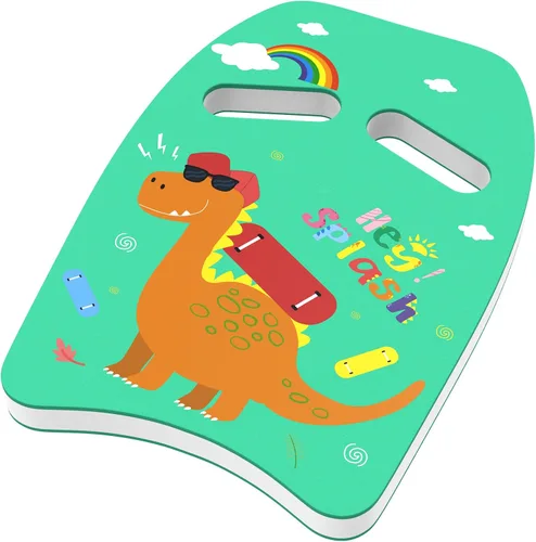 Miniatura 10 de HeySplash Tabla de natación para niños, tabla de natación con bonito patrón de ayuda de entrenamiento de natación para niños, equipos de ejercicio