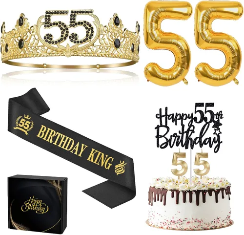 Miniatura 14 de Regalos de cumpleaños número 17 para niño, decoraciones de cumpleaños número 17 para niños, suministros de decoración de fiesta, incluyendo corona