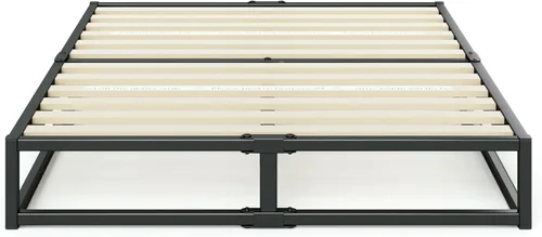 Miniatura 12 de Zinus Joseph - Marco de cama de plataforma de 10 pulgadas, soporte de listones de madera, no necesita somier, embalaje ecológico WonderBox(TM)