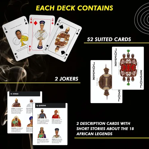 Miniatura 3 de Kulture Games African Legends - Juego de cartas de historia negra inspiradora para adultos y familia