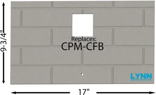 Miniatura 2 de Lynn Manufacturing Placa deflectora de fibra de repuesto Englander - Serie 13 AC-13CFB, 2400A