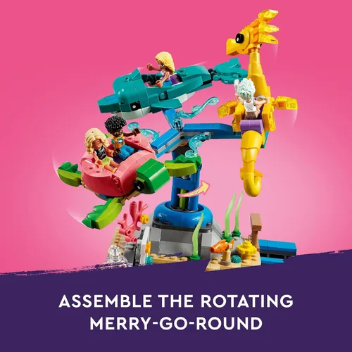Miniatura 3 de LEGO Friends Beach Amusement Park 41737 - Juego de juguetes de construcción, un proyecto técnico para niños mayores de 12 años, con carrusel
