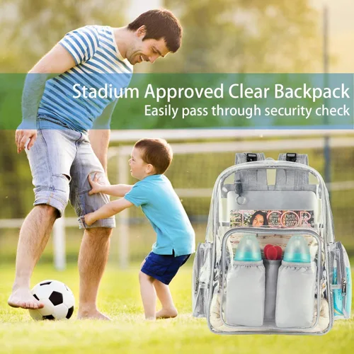 Miniatura 8 de Mochila para pañales, mochila grande de viaje, multifuncional, impermeable, cambiador de pañales para papá, mamá, Austere Gris, Mochila para pañales