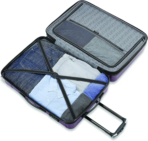 Miniatura 7 de Equipaje extensible Samsonite Omni 2 Hardside con ruedas giratorias PúrpuraOmbre Force 138454-2982