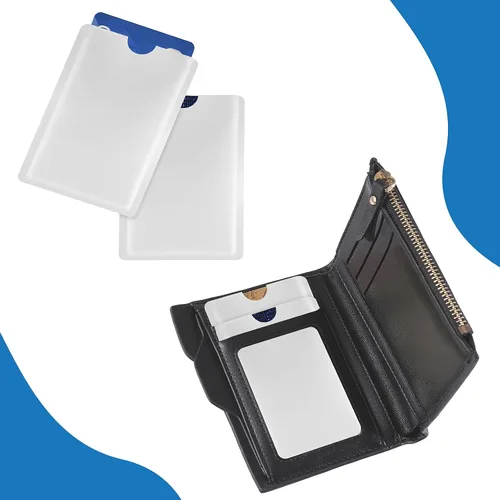 Miniatura 7 de Ouligay 10 fundas RFID para tarjetas de crédito con bloqueo RFID, fundas RFID para tarjetas de crédito, fundas RFID para tarjetas de crédito, fundas