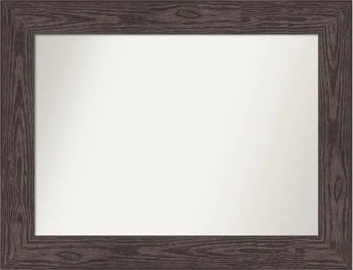 Miniatura 377 de Amanti Art Espejo personalizado, espejo de baño negro puente, espejo de pared o espejo de tocador de baño sobre el fregadero (26 x 26 pulgadas)
