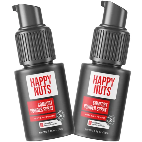 Miniatura 10 de Happy Nuts Comfort - Desodorante en aerosol en polvo para hombres: defensa del sudor antirozaduras, control de olor, sin aluminio, regalo perfecto
