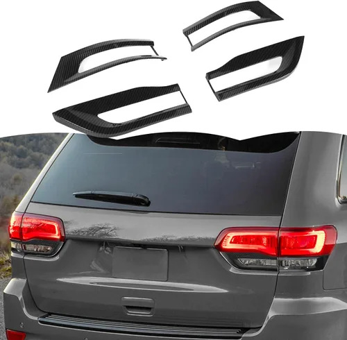 Miniatura 8 de RT-TCZ Cubierta de lámpara trasera, marco de guardia, biseles de decoración, accesorios exteriores compatibles con Jeep Grand Cherokee 2014-2020