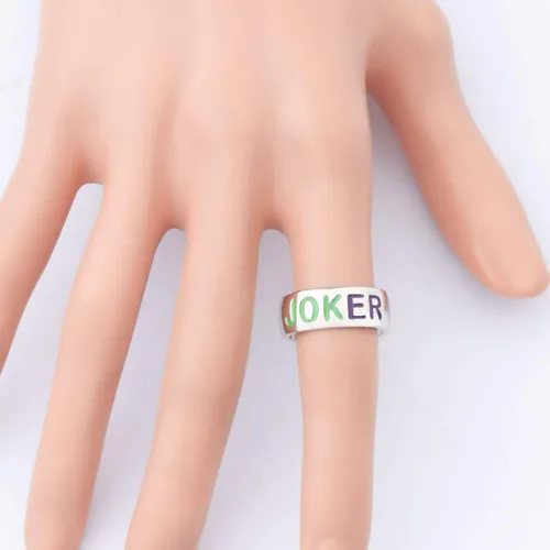Miniatura 4 de FAADBUK Joker Harlery Quinn Anillo de amistad para pareja, novio, novia, regalo para mejor amiga, regalo de Harley Quinn y Joker Lover