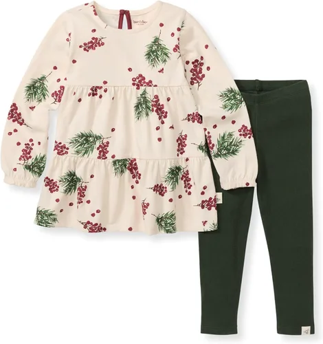 Miniatura 25 de Burt's Bees Baby Conjunto de camiseta y pantalón para bebé, túnica y leggings, 100% algodón orgánico
