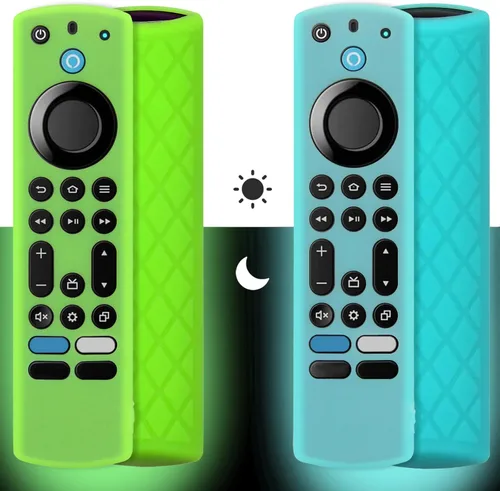 Miniatura 12 de Pinowu Funda de silicona para control remoto (2 unidades) para Fire TV Stick 4K Max/Insignia/Pioneer/Omni Series Fire TV Alexa Voice Remote mejorado