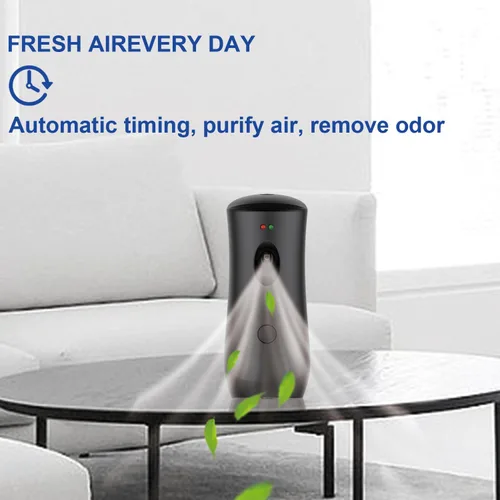Miniatura 3 de Dispensador de ambientador automático en aerosol (paquete de 2), máquinas ajustables de aromaterapia independientes o montadas en la pared