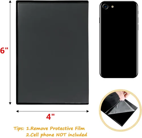 Miniatura 2 de Marco magnético para fotos, capacidad para fotos de 4 x 6 pulgadas, fundas negras reutilizables para nevera, taquilla, gabinete de oficina