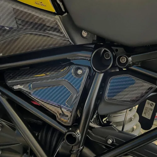 Miniatura 5 de Resin Bike Adhesivos 3D para motocicleta compatibles con BMW R 1250 GS - GS Adventure 2021-2024. Protección lateral de la caja de aire contra
