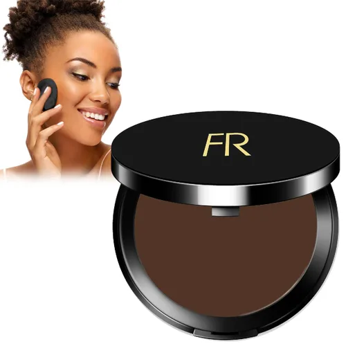 Miniatura 15 de Flori Roberts - Base de maquillaje de crema a polvo, cobertura completa para mujeres de color o tonos de piel más profundos, maquillaje de larga