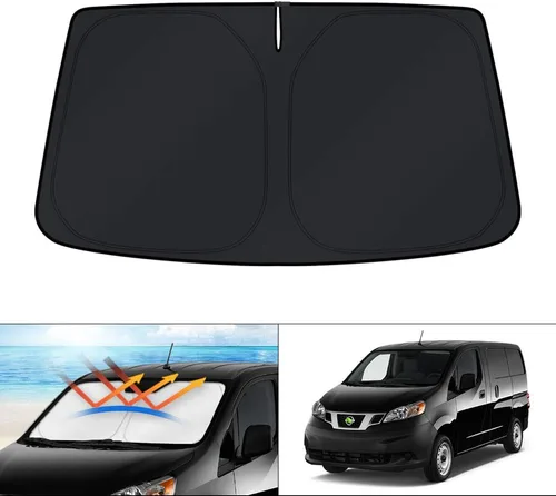 Miniatura 182 de KUST - Parasol plegable para parabrisas para Ford Ranger, accesorios 2019-2025 2026, parasol personalizado para ventana, protector solar plegable