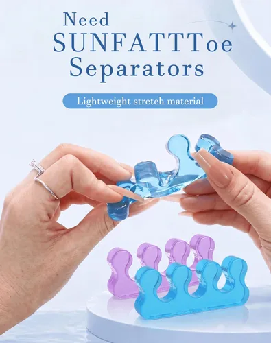 Miniatura 6 de SUNFATT Separadores de Dedos para Pedicura, Separadores de Dedos para Mujeres, Separadores de Dedos del Pie para Pedicura para Separar Uñas